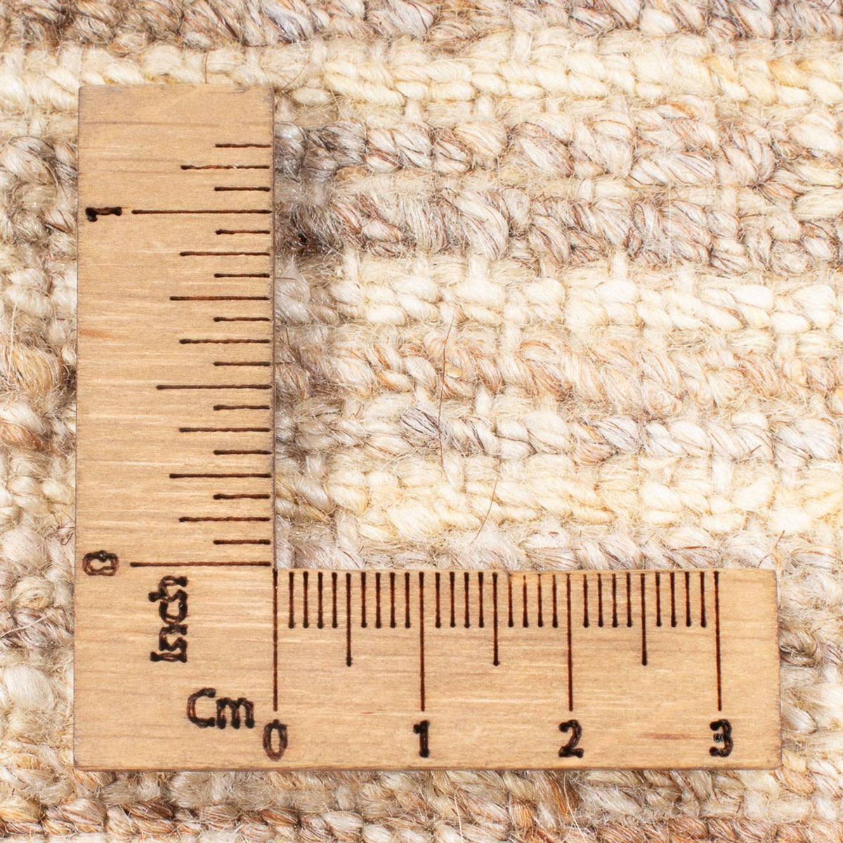 Gabbeh-matta - persisk - 147 x 103 cm - mörk beige