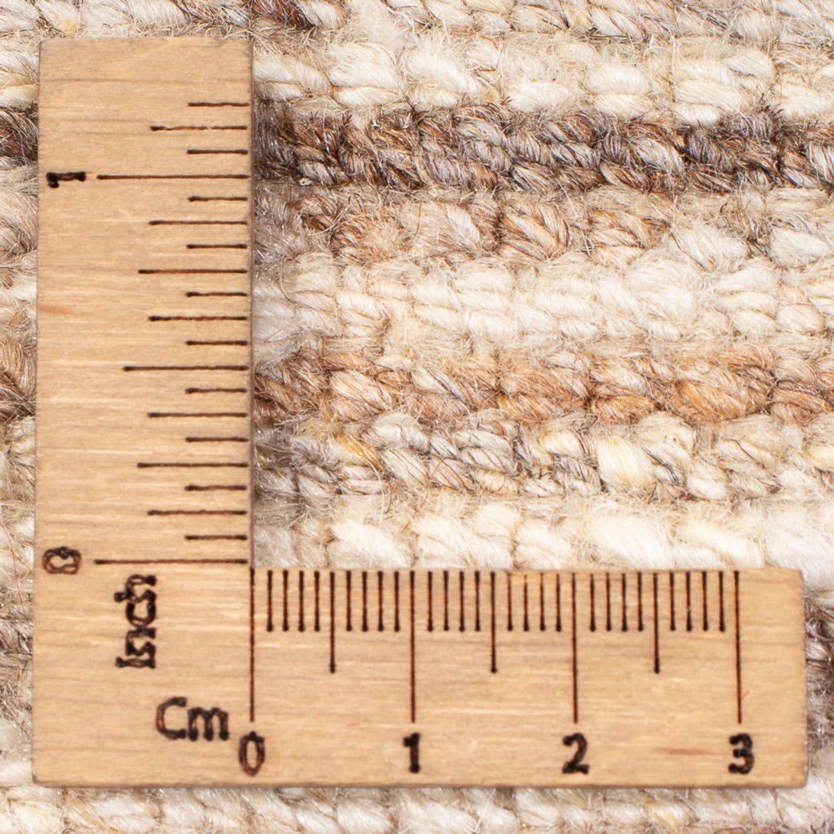 Gabbeh-matta - persisk - 146 x 106 cm - ljusbeige