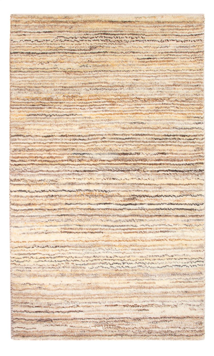 Gabbeh-matta - persisk - 95 x 60 cm - ljusbeige