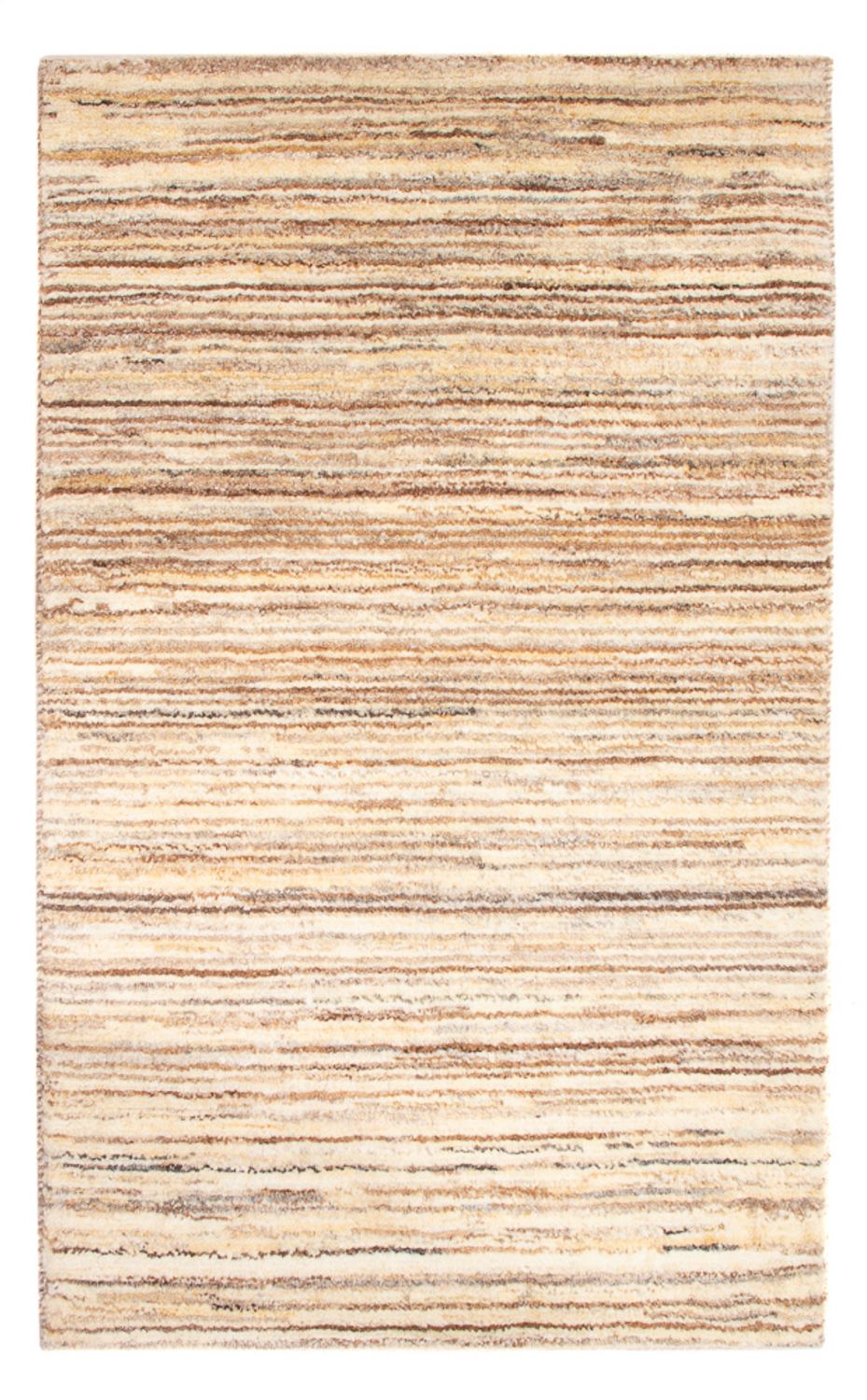 Gabbeh-matta - persisk - 96 x 58 cm - ljusbeige