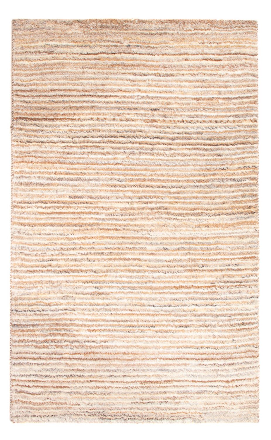 Gabbeh-matta - persisk - 94 x 60 cm - ljusbeige