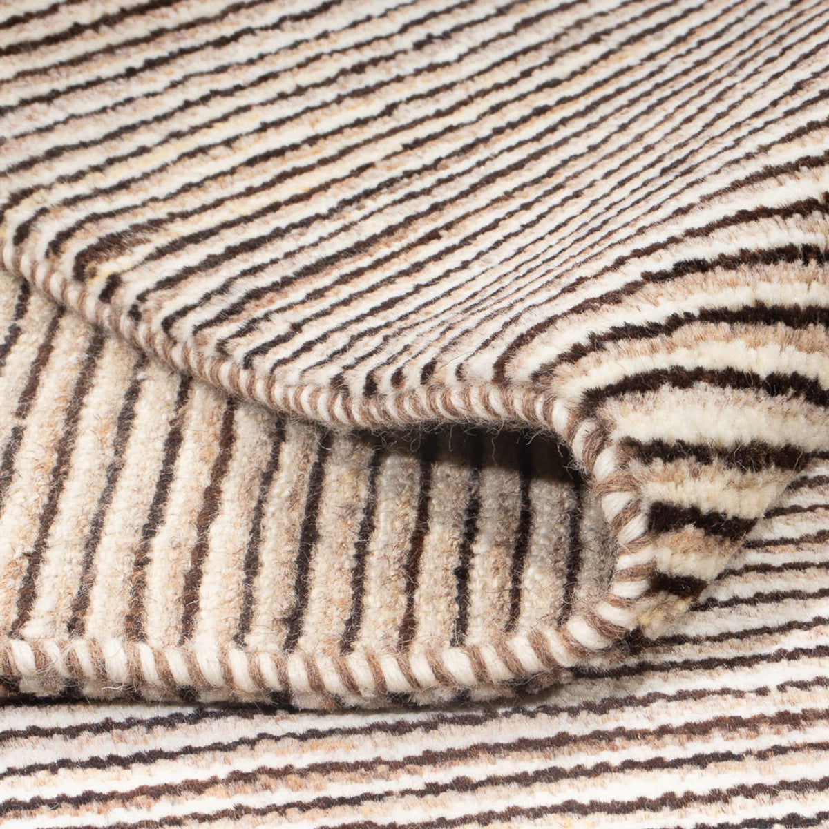 Gabbeh-matta - persisk - 200 x 150 cm - ljusgrå