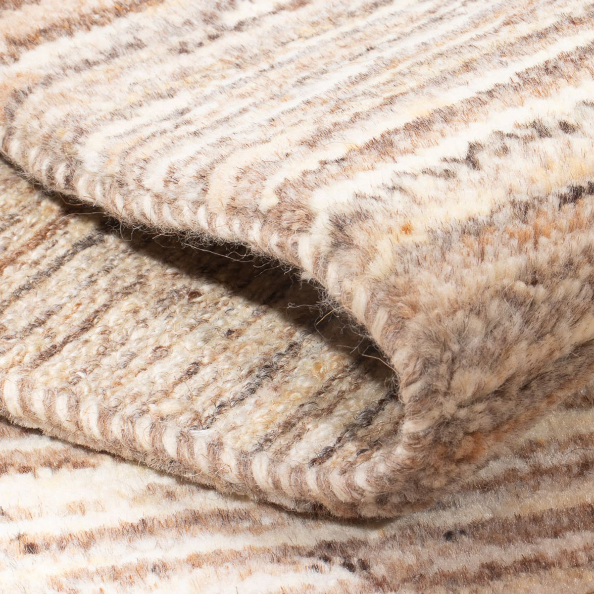 Gabbeh-matta - persisk - 94 x 62 cm - ljusbeige