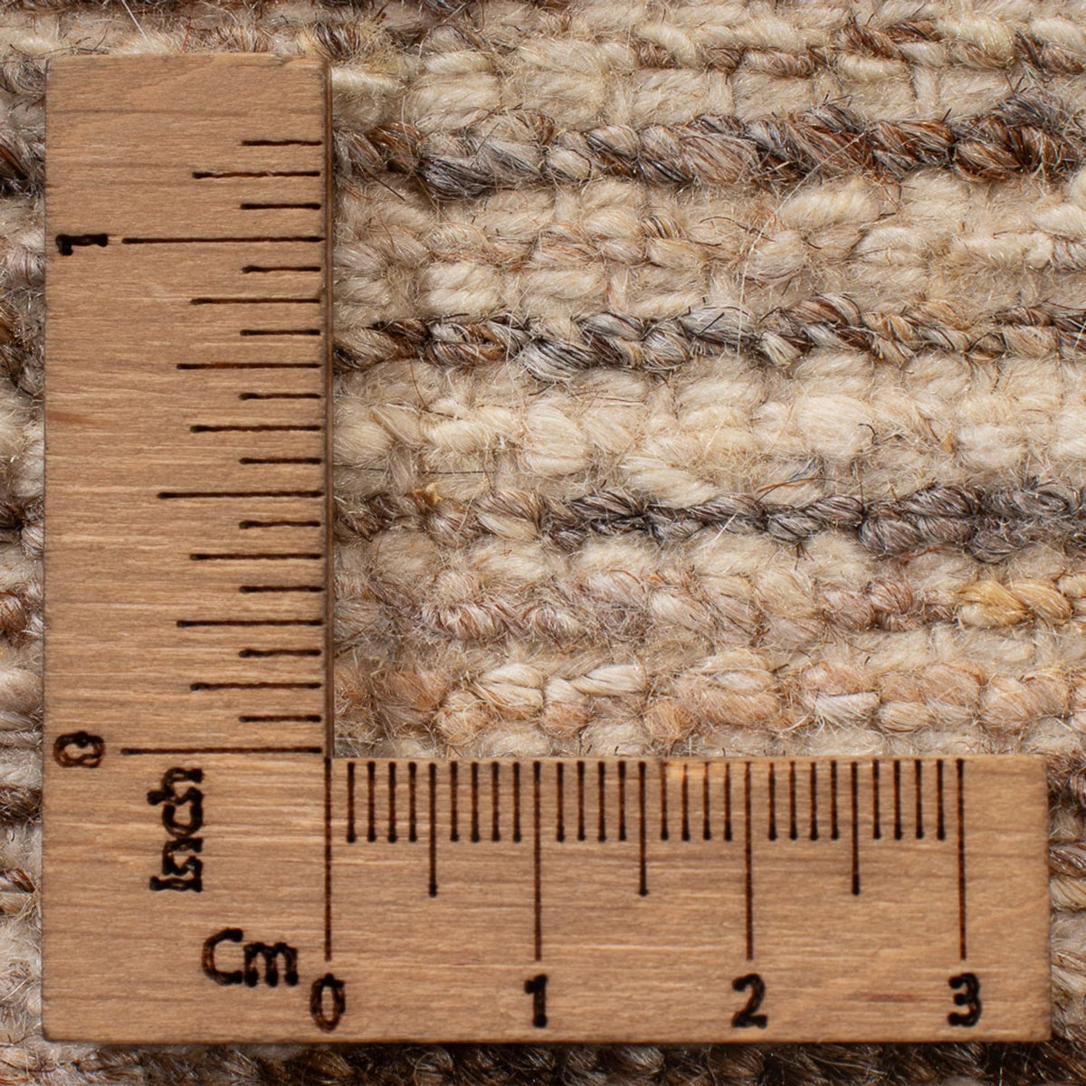 Gabbeh-matta - persisk - 94 x 62 cm - ljusbeige