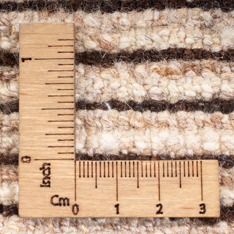 Gabbeh-matta - persisk - 190 x 152 cm - mörk beige