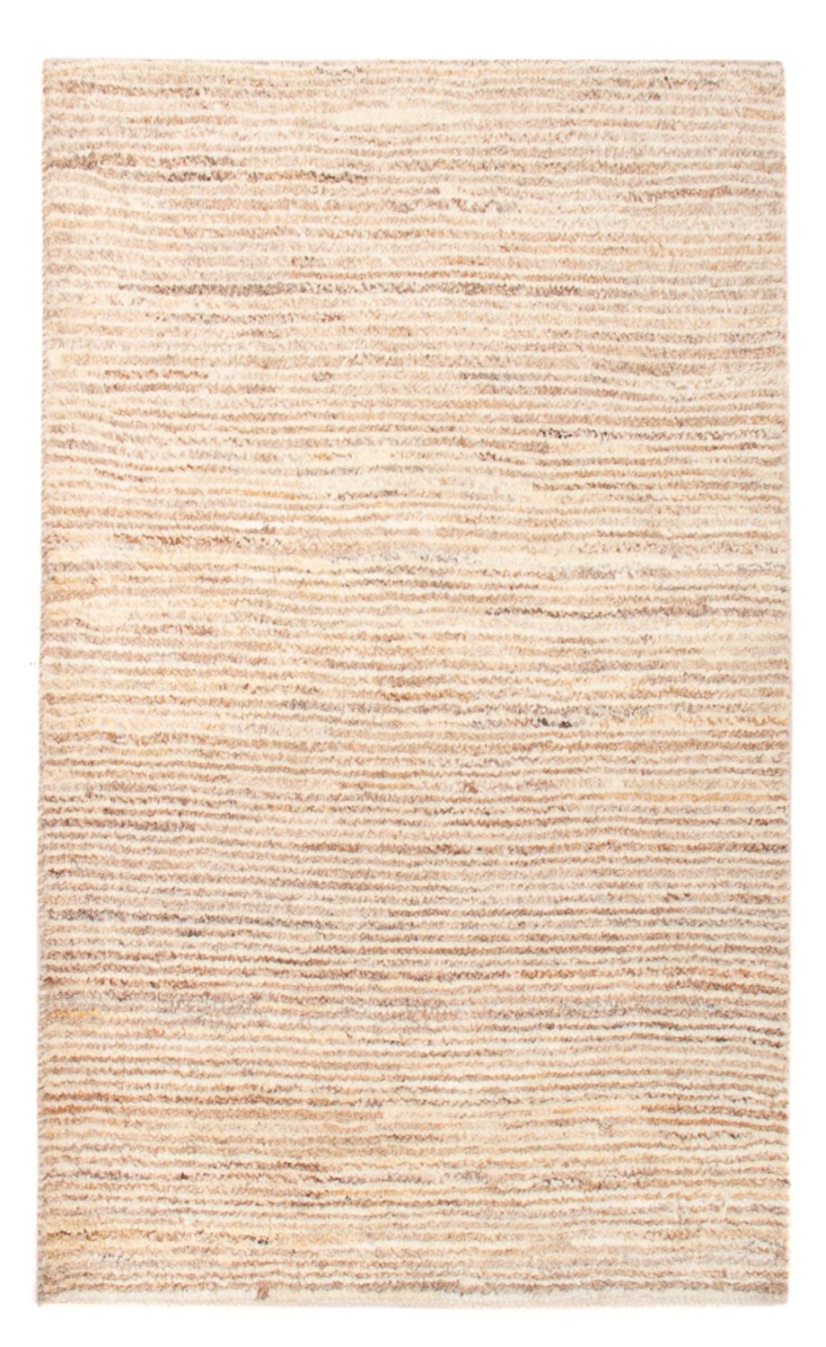 Gabbeh-matta - persisk - 92 x 61 cm - ljusbeige