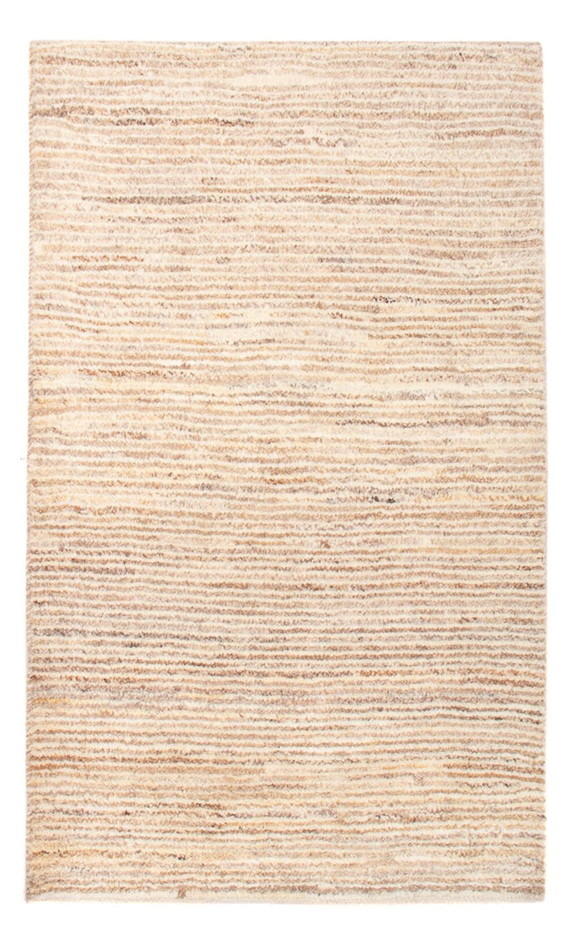 Gabbeh-matta - persisk - 92 x 61 cm - ljusbeige