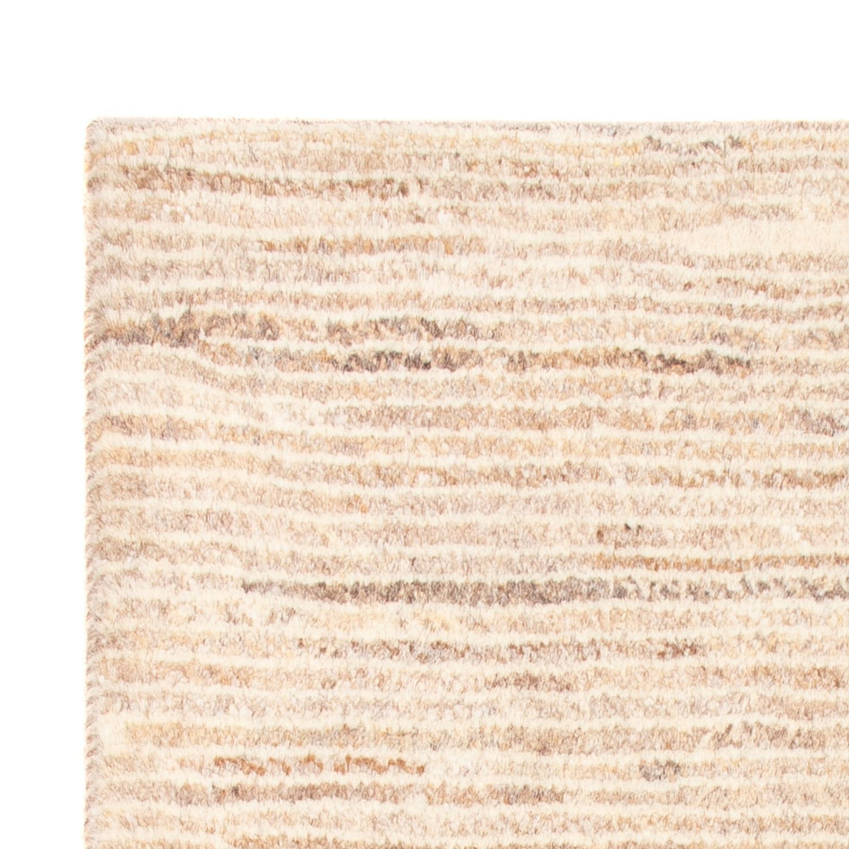 Gabbeh-matta - persisk - 92 x 61 cm - ljusbeige