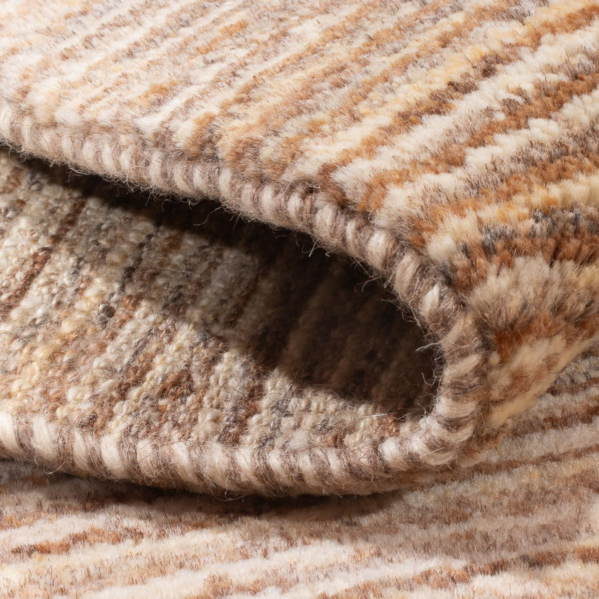 Gabbeh-matta - persisk - 90 x 60 cm - mörk beige