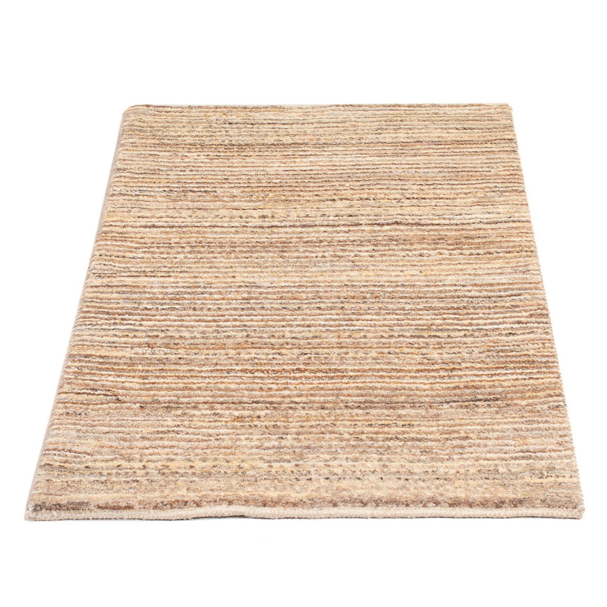 Gabbeh-matta - persisk - 90 x 60 cm - mörk beige