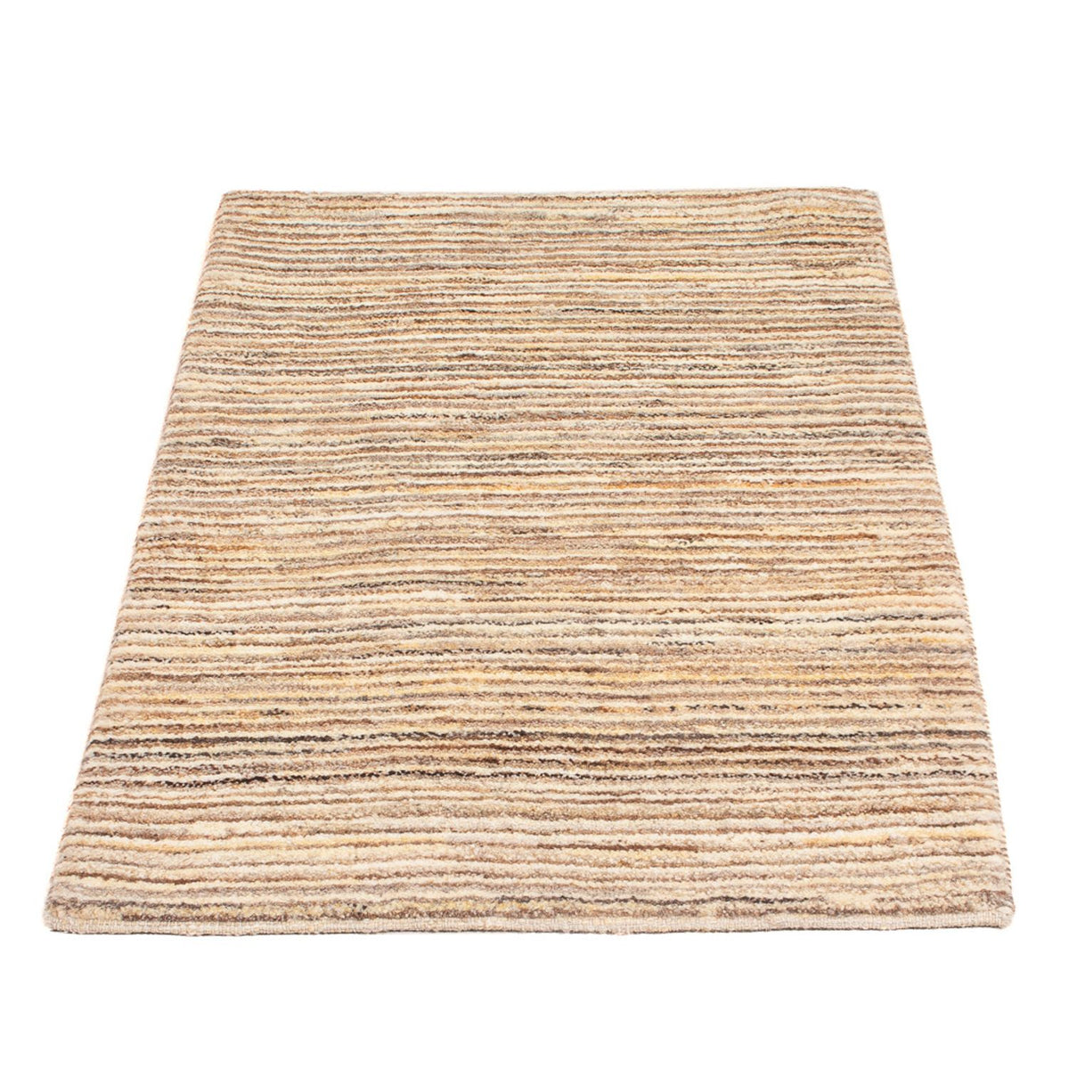 Gabbeh-matta - persisk - 95 x 63 cm - mörk beige