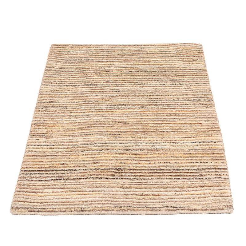 Gabbeh-matta - persisk - 95 x 63 cm - mörk beige