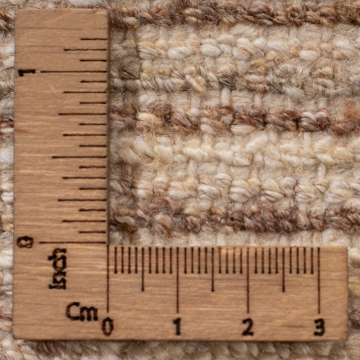 Gabbeh-matta - persisk - 95 x 63 cm - mörk beige