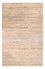Gabbeh-matta - persisk - 93 x 61 cm - mörk beige