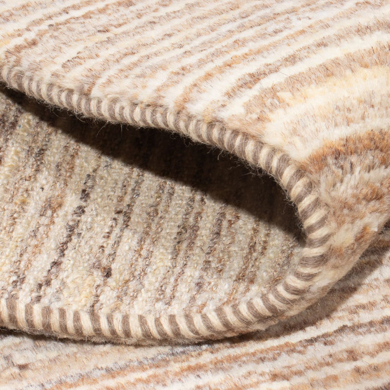 Gabbeh-matta - persisk - 93 x 61 cm - mörk beige