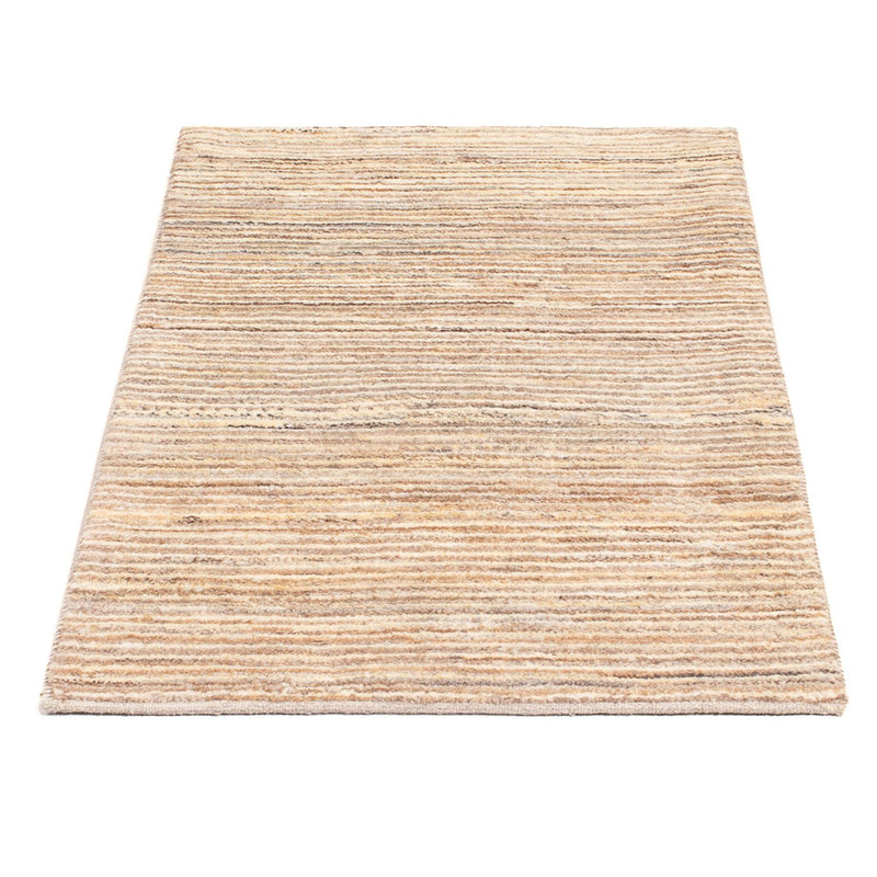 Gabbeh-matta - persisk - 93 x 61 cm - mörk beige