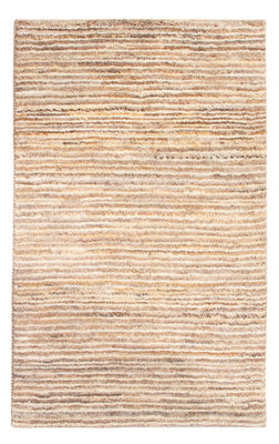 Gabbeh-matta - persisk - 90 x 58 cm - mörk beige