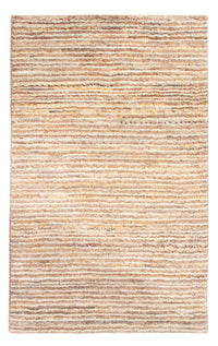 Gabbeh-matta - persisk - 90 x 58 cm - mörk beige