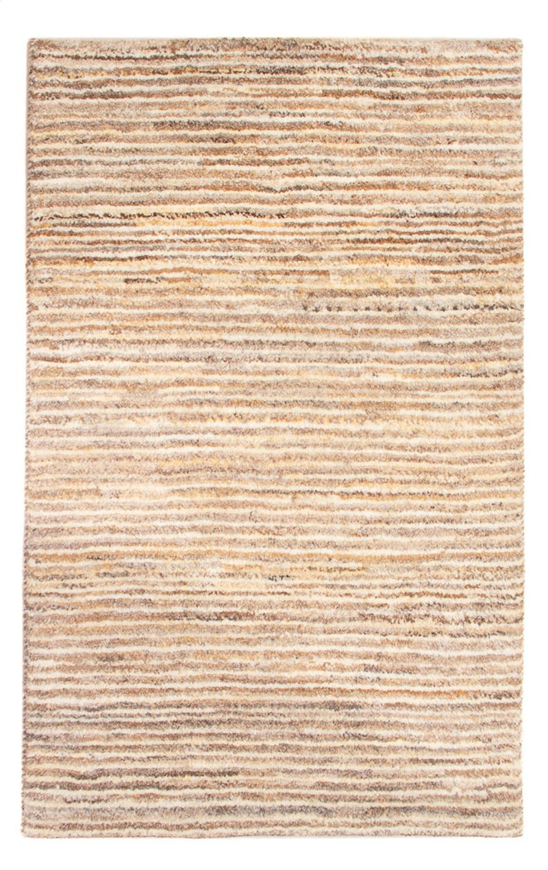 Gabbeh-matta - persisk - 90 x 58 cm - mörk beige