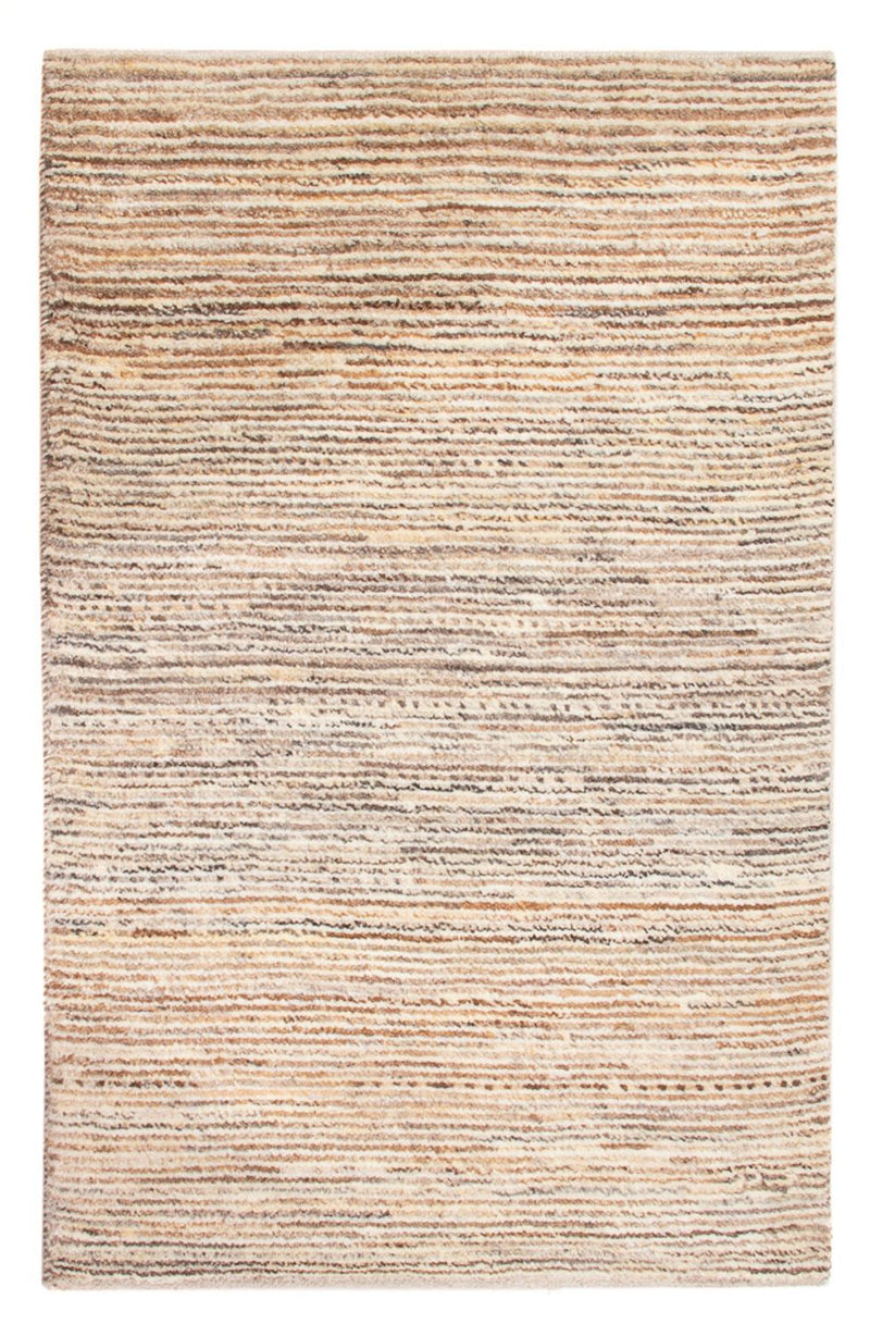 Gabbeh-matta - persisk - 92 x 61 cm - mörk beige