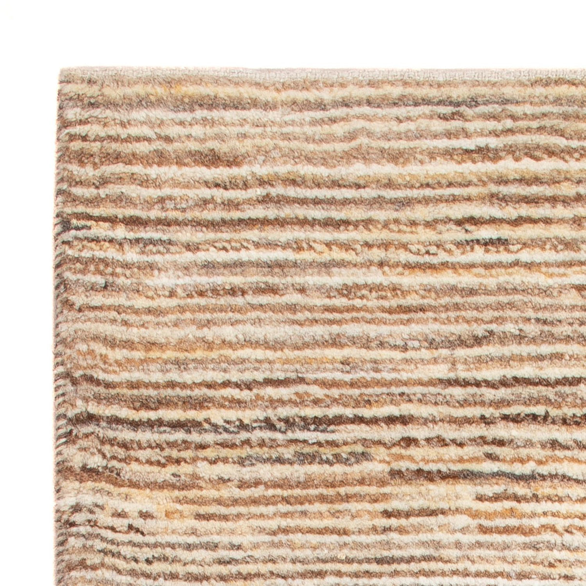 Gabbeh-matta - persisk - 92 x 61 cm - mörk beige