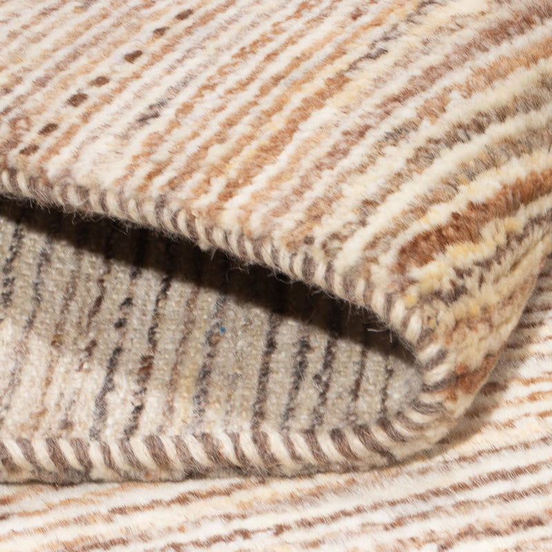 Gabbeh-matta - persisk - 92 x 61 cm - mörk beige