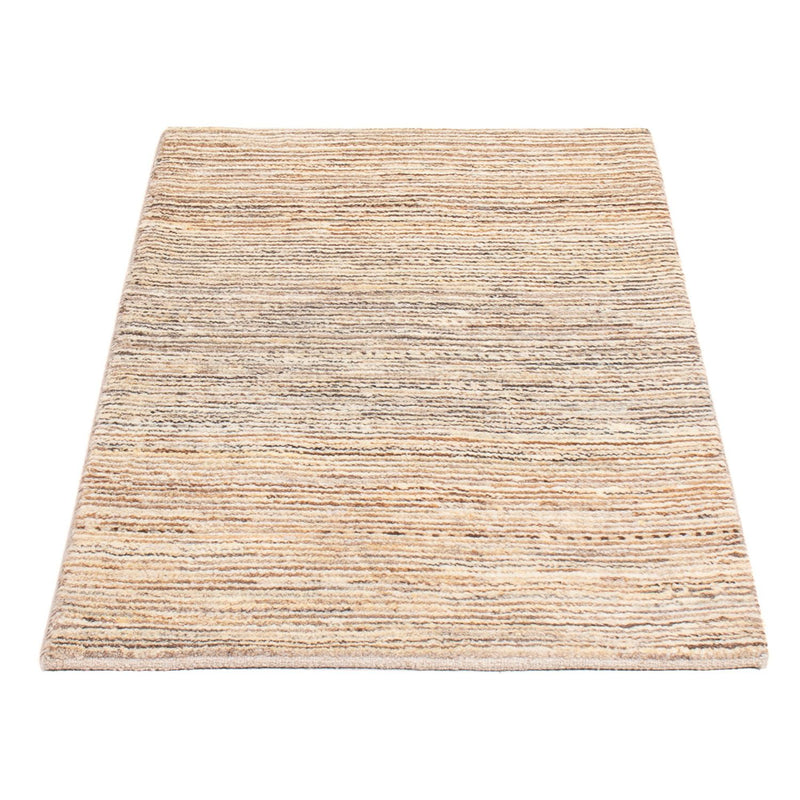 Gabbeh-matta - persisk - 92 x 61 cm - mörk beige