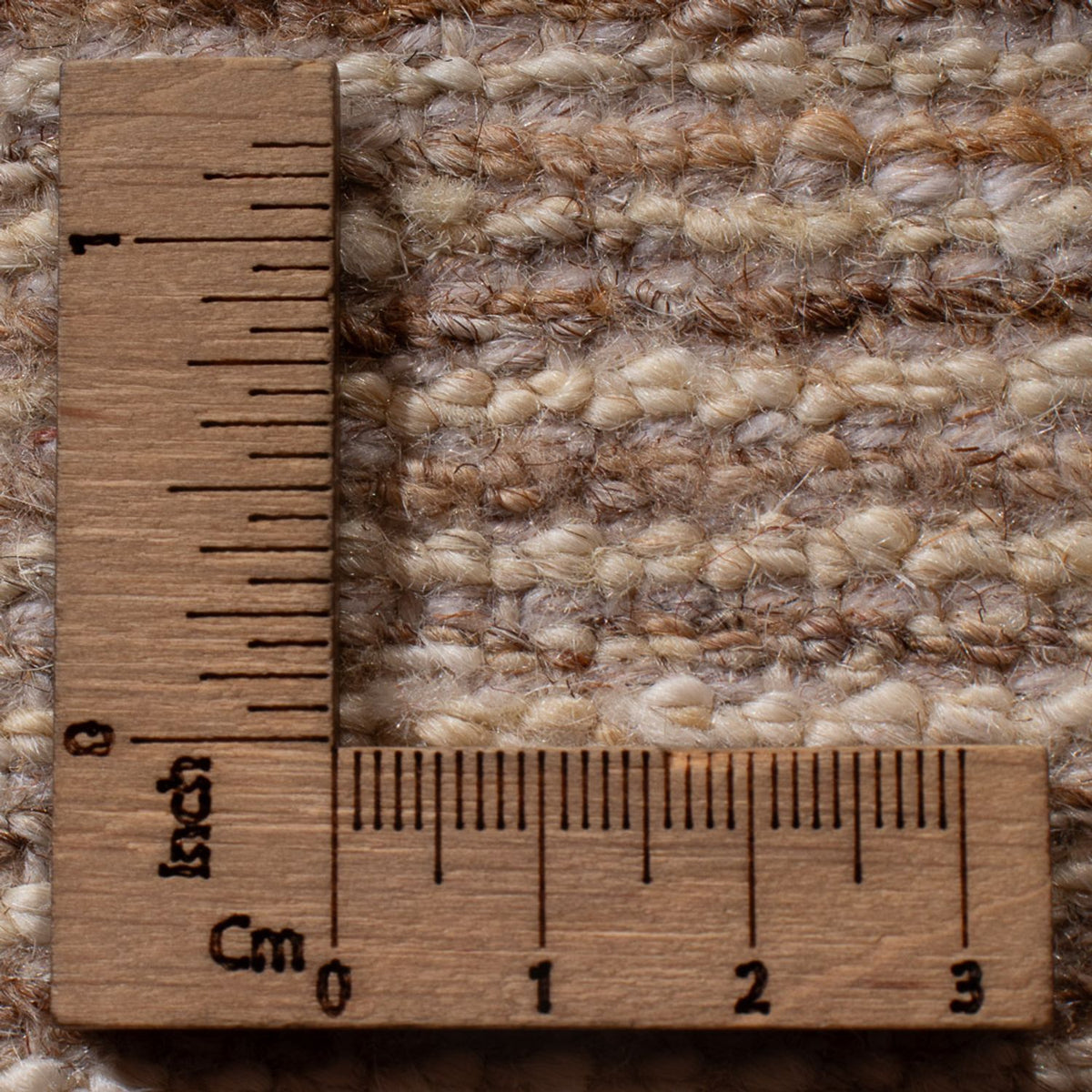 Gabbeh-matta - persisk - 92 x 61 cm - mörk beige