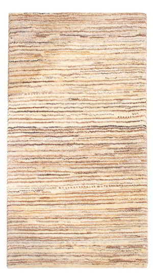 Gabbeh-matta - persisk - 96 x 55 cm - mörk beige