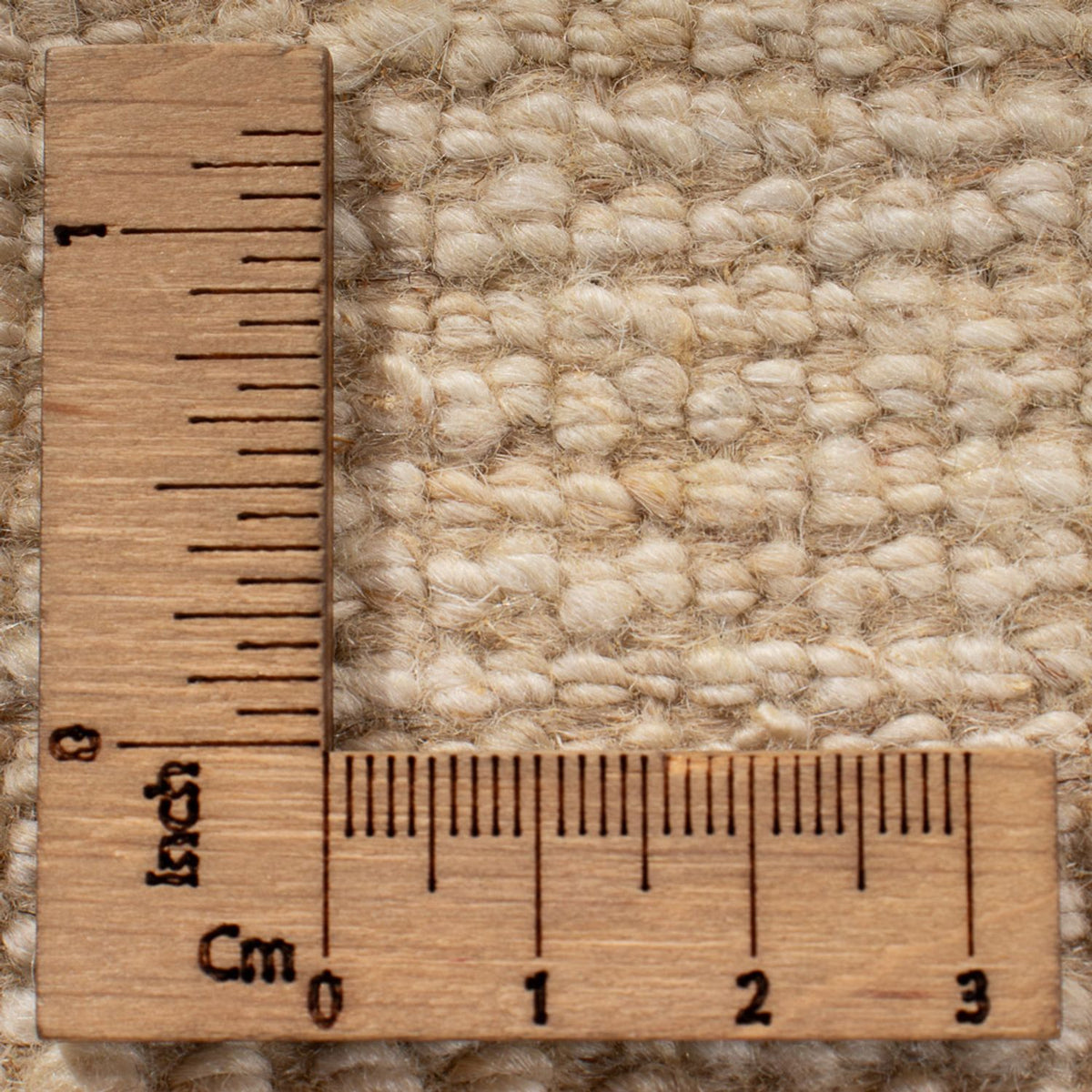 Gabbeh-matta - persisk - 247 x 168 cm - naturvit