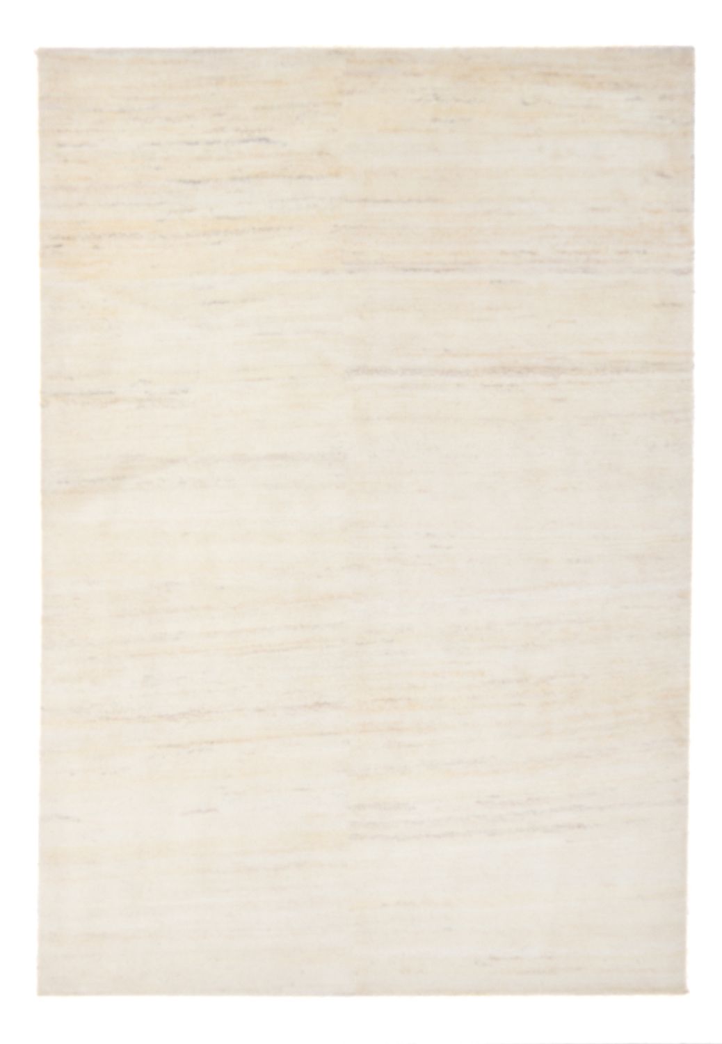 Gabbeh-matta - persisk - 204 x 142 cm - ljusbeige