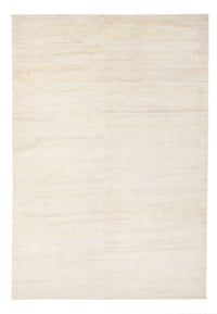 Gabbeh-matta - persisk - 204 x 142 cm - ljusbeige