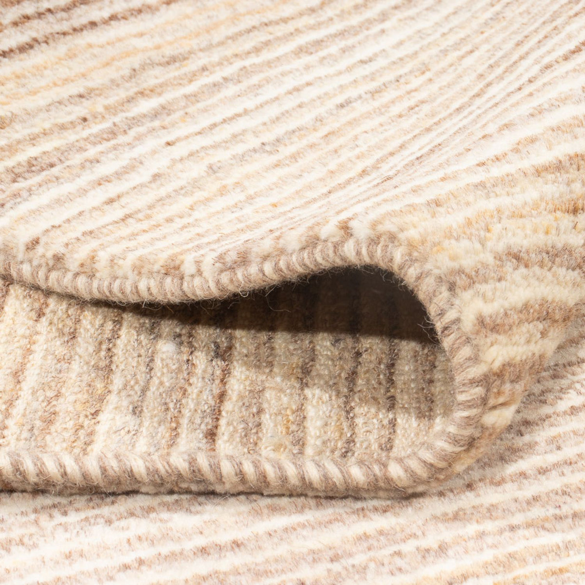 Gabbeh-matta - persisk - 238 x 166 cm - ljusbrun