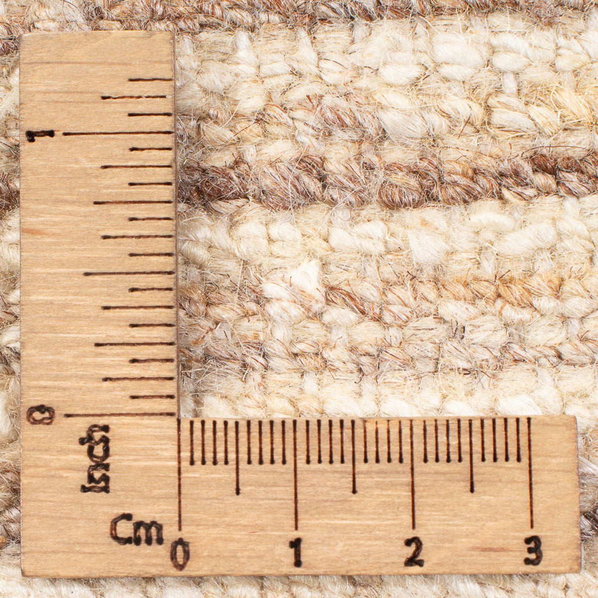 Gabbeh-matta - persisk - 145 x 102 cm - ljusbeige