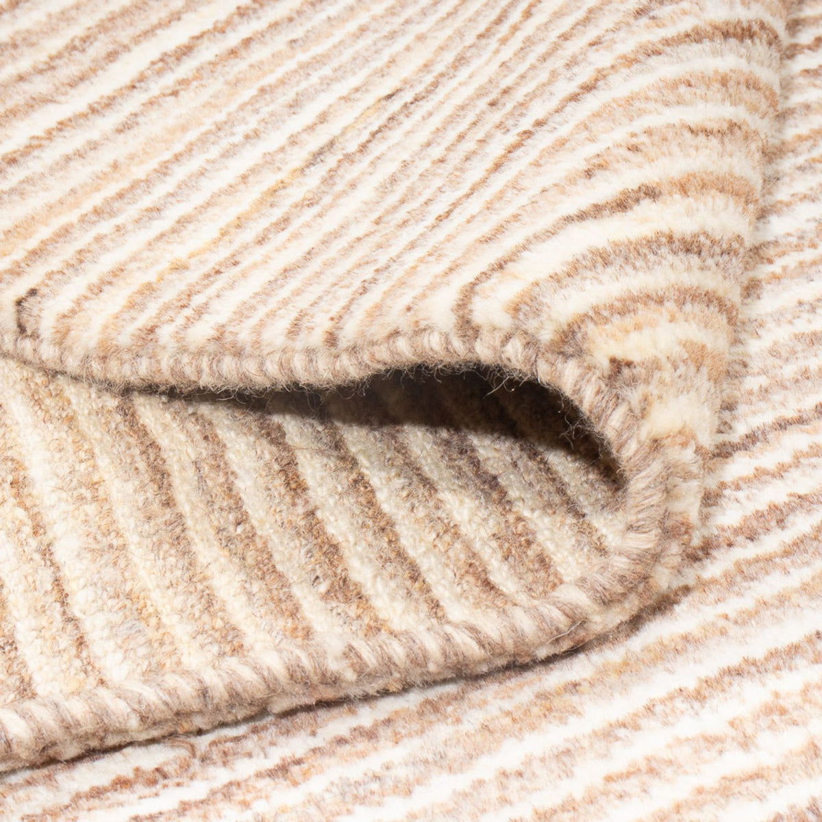 Gabbeh-matta - persisk - 295 x 208 cm - ljusbrun