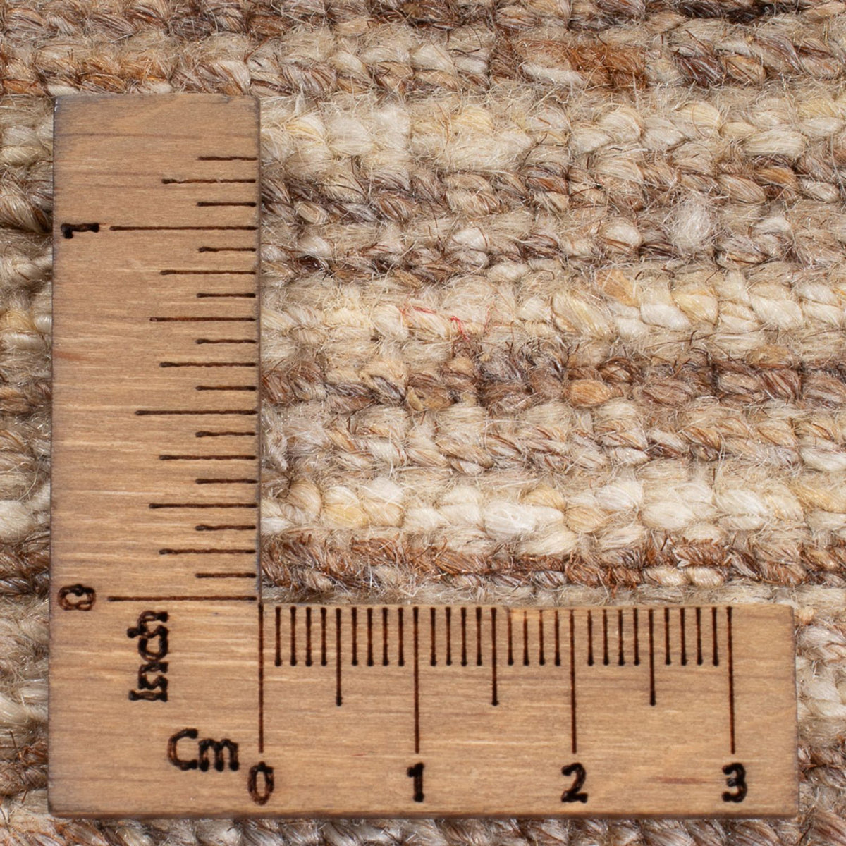 Gabbeh-matta - persisk - 242 x 210 cm - ljusbrun