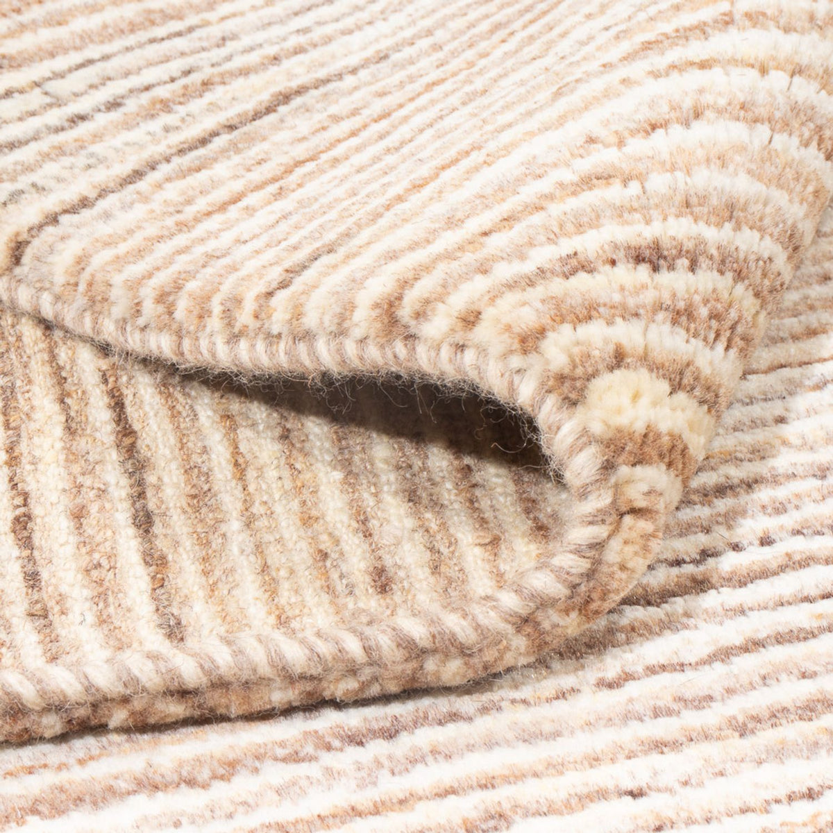 Gabbeh-matta - persisk - 244 x 194 cm - ljusbrun