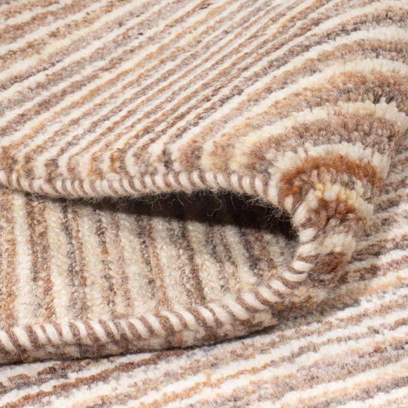 Gabbeh-matta - persisk - 244 x 214 cm - ljusbrun