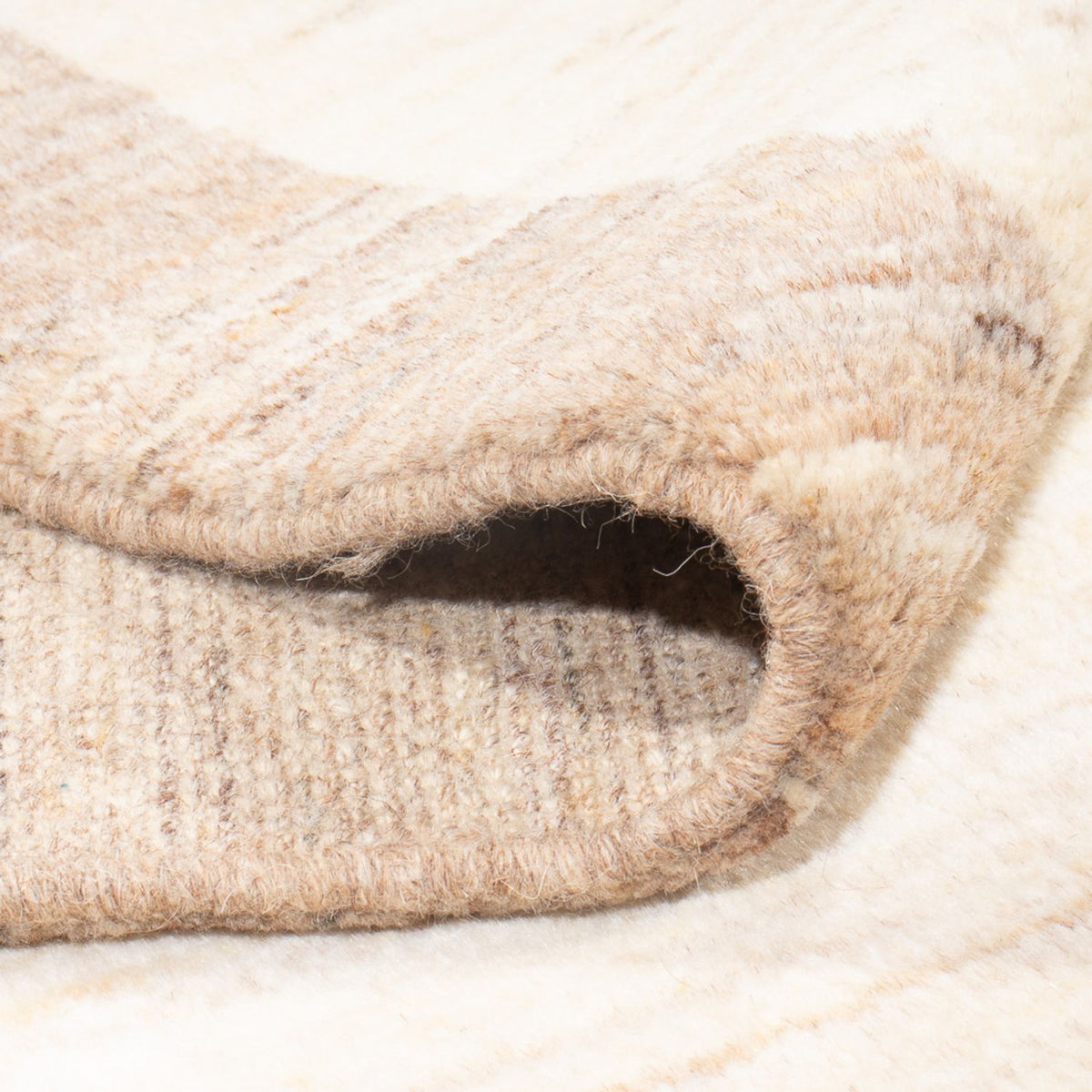 Gabbeh-matta - persisk - 287 x 200 cm - ljusbeige