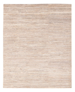 Gabbeh-matta - persisk - 201 x 150 cm - mörk beige