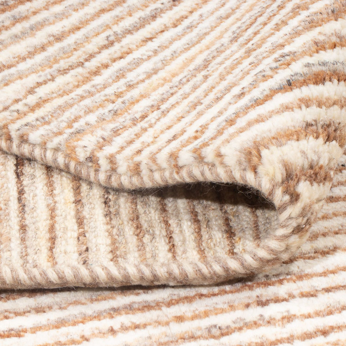 Gabbeh-matta - persisk - 194 x 145 cm - ljusbrun