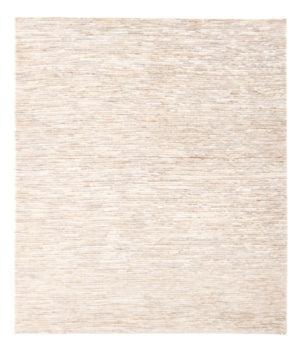 Gabbeh-matta - persisk - 194 x 151 cm - mörk beige