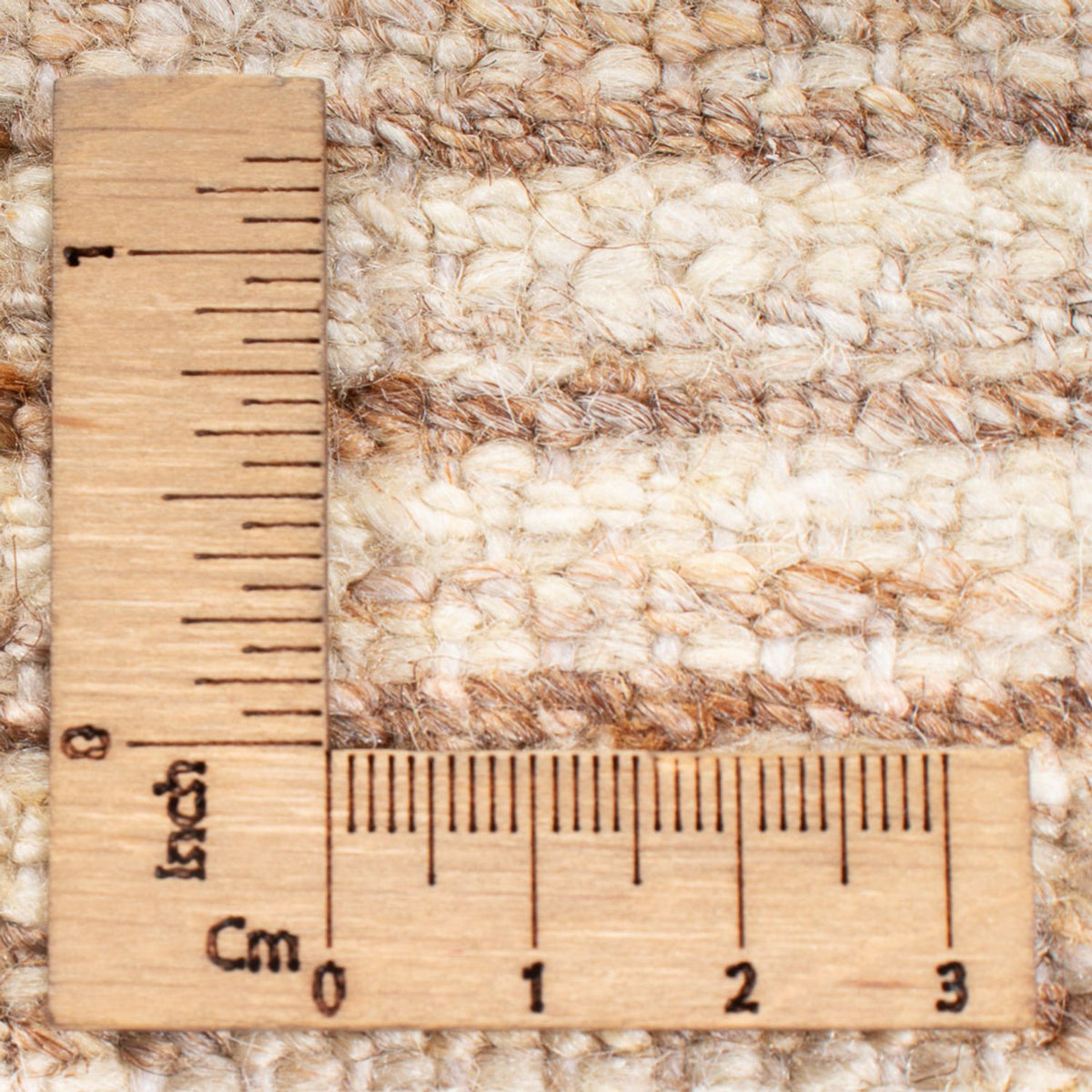 Gabbeh-matta - persisk - 186 x 148 cm - mörk beige