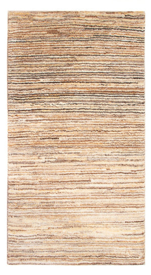 Gabbeh-matta - persisk - 95 x 54 cm - mörk beige