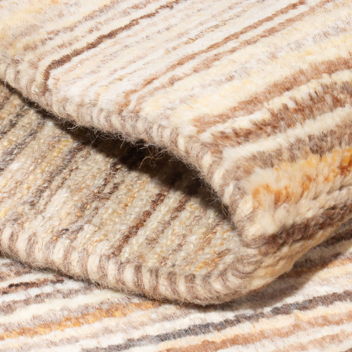 Gabbeh-matta - persisk - 95 x 54 cm - mörk beige