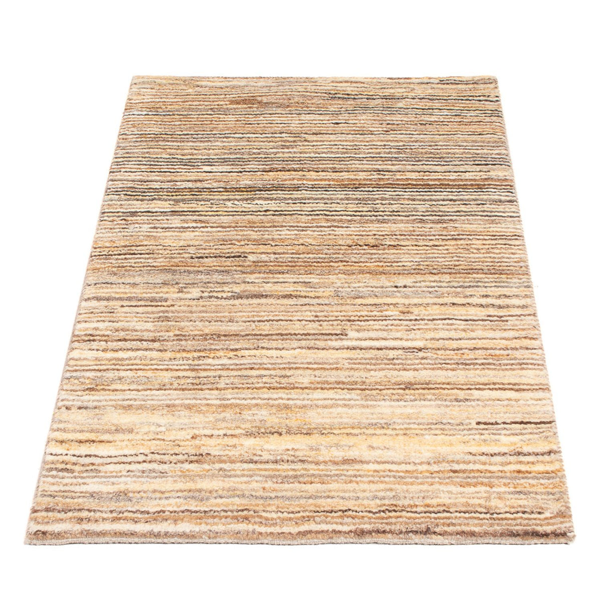 Gabbeh-matta - persisk - 95 x 54 cm - mörk beige