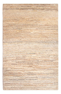 Gabbeh-matta - persisk - 92 x 60 cm - mörk beige