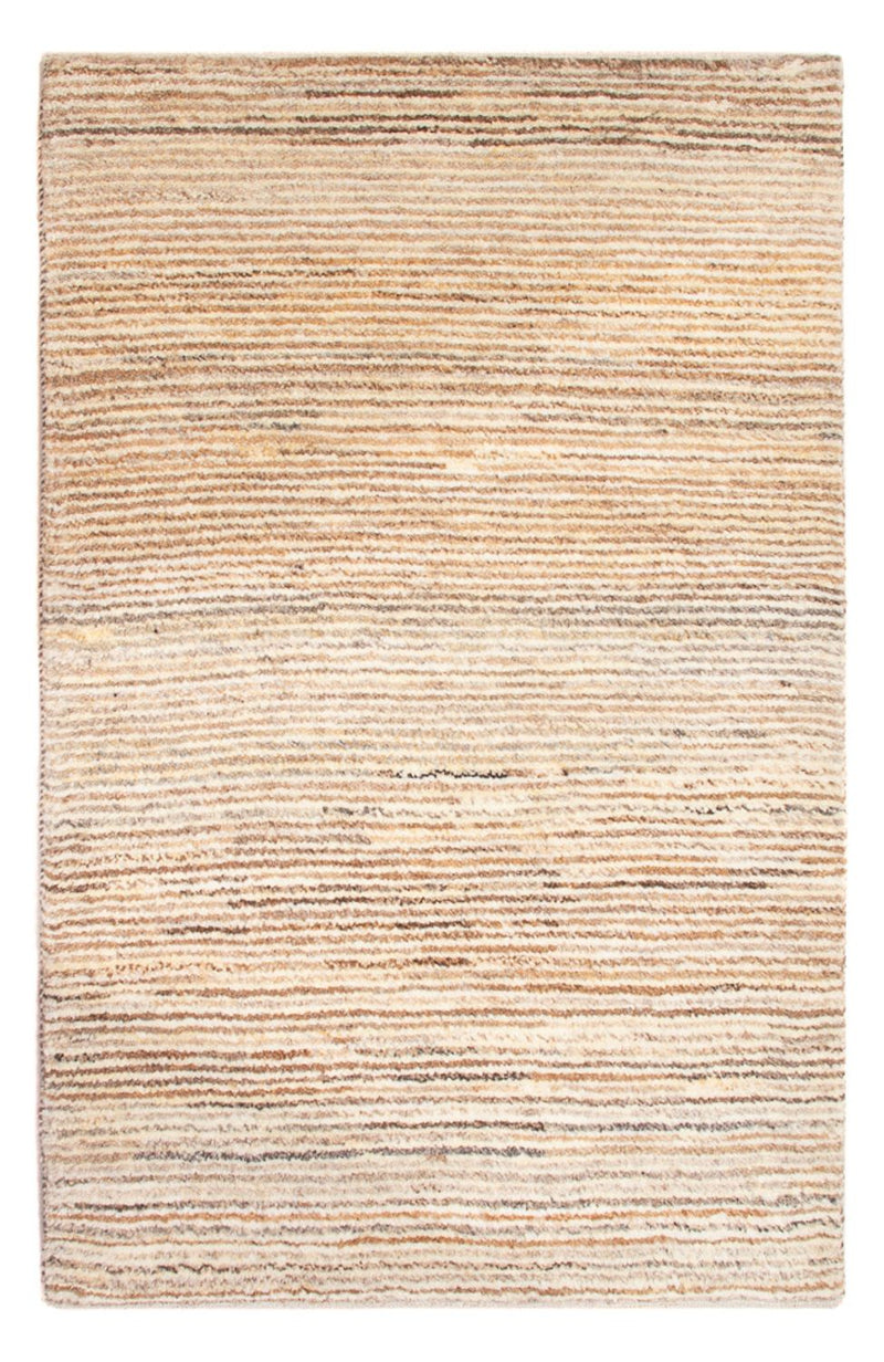 Gabbeh-matta - persisk - 92 x 60 cm - mörk beige