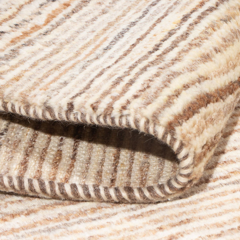 Gabbeh-matta - persisk - 92 x 60 cm - mörk beige