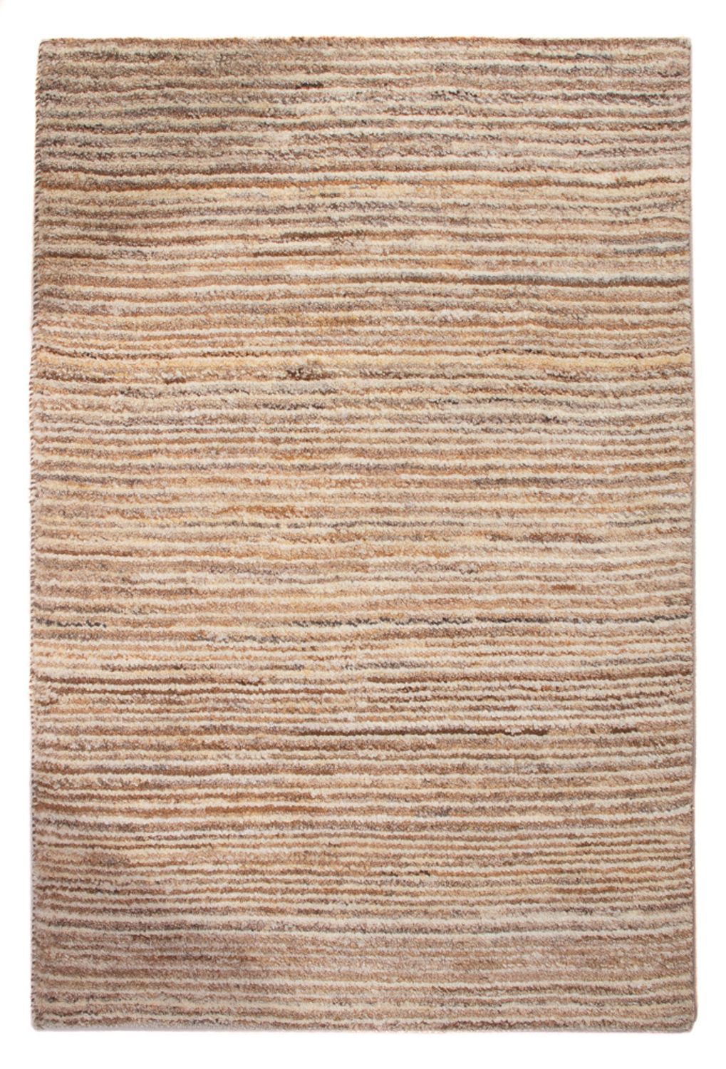 Gabbeh-matta - persisk - 90 x 61 cm - mörk beige